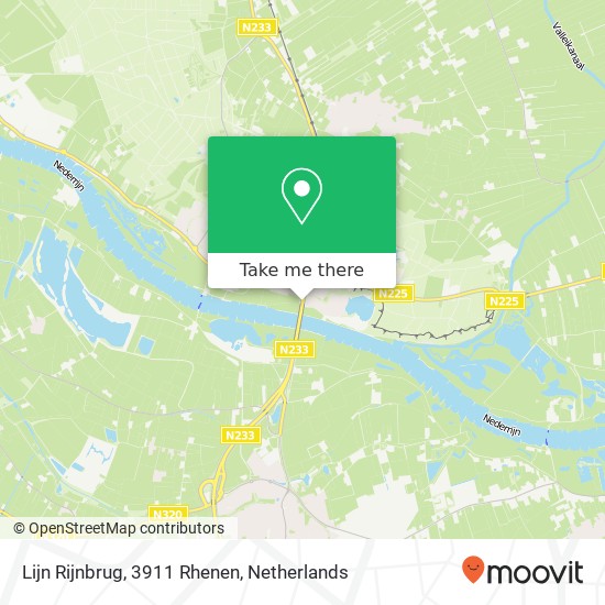 Lijn Rijnbrug, 3911 Rhenen kaart