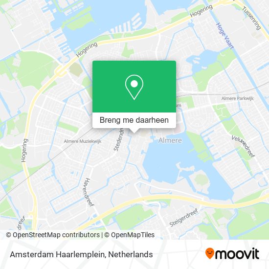 Amsterdam Haarlemplein kaart