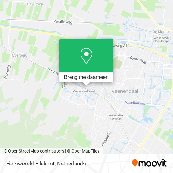 Fietswereld Ellekoot kaart