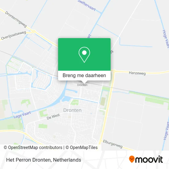 Het Perron Dronten kaart