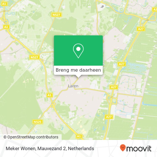 Meker Wonen, Mauvezand 2 kaart