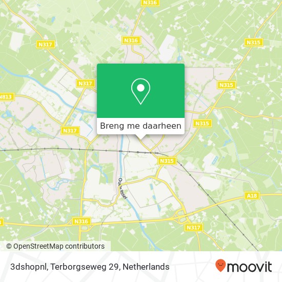 3dshopnl, Terborgseweg 29 kaart