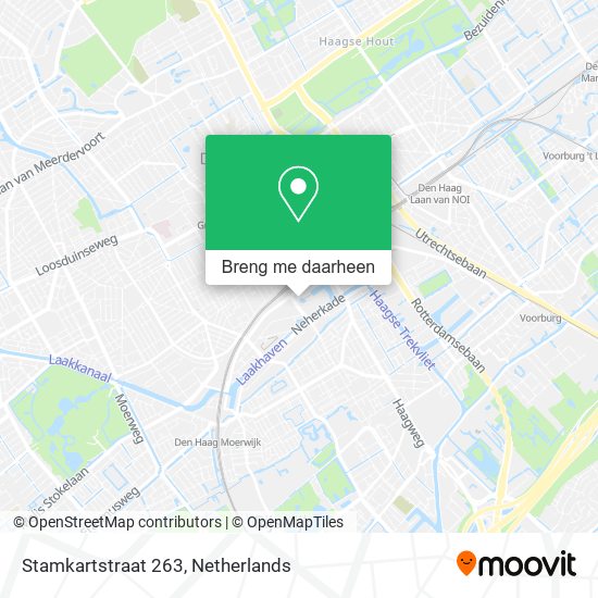 Stamkartstraat 263 kaart