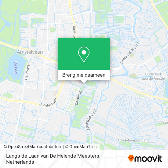 Langs de Laan van De Helende Meesters kaart