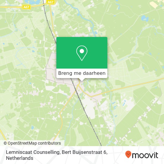 Lemniscaat Counselling, Bert Buijsenstraat 6 kaart