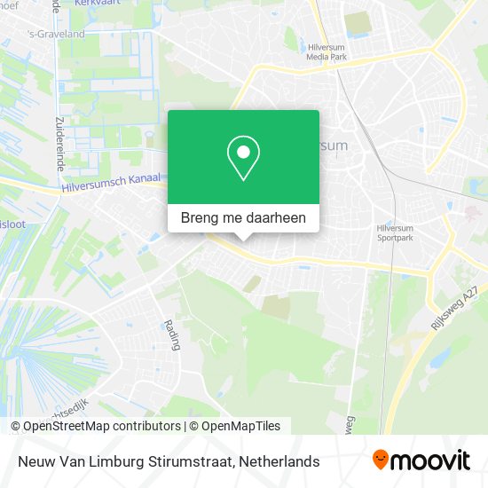 Neuw Van Limburg Stirumstraat kaart