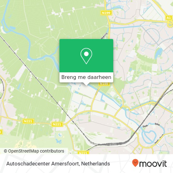 Autoschadecenter Amersfoort kaart