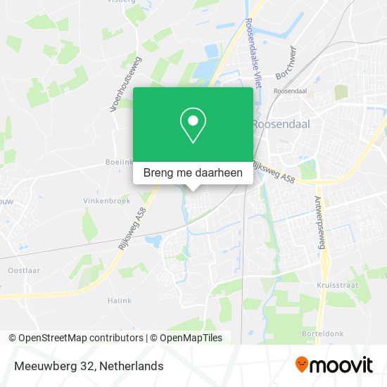 Meeuwberg 32 kaart