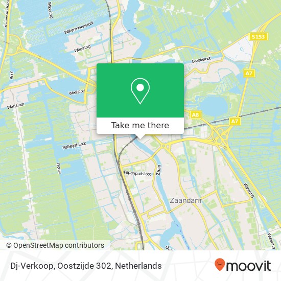 Dj-Verkoop, Oostzijde 302 kaart