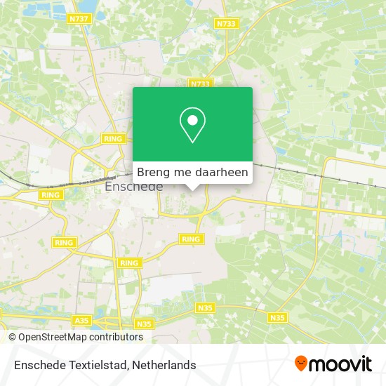 Enschede Textielstad kaart