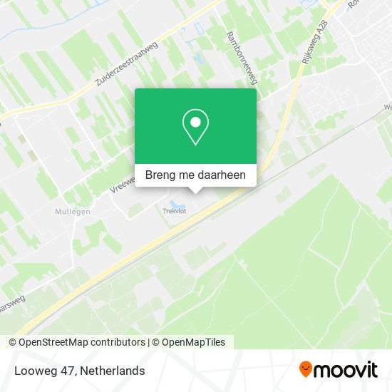 Looweg 47 kaart