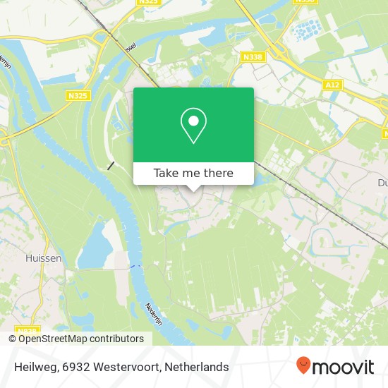 Heilweg, 6932 Westervoort kaart