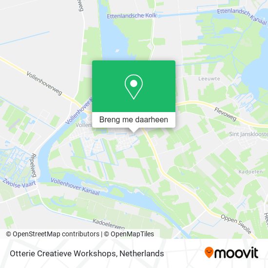 Otterie Creatieve Workshops kaart