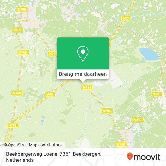 Beekbergerweg Loene, 7361 Beekbergen kaart