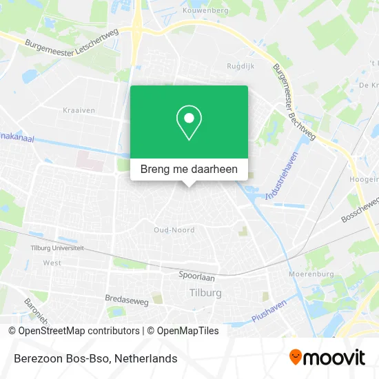 Berezoon Bos-Bso kaart