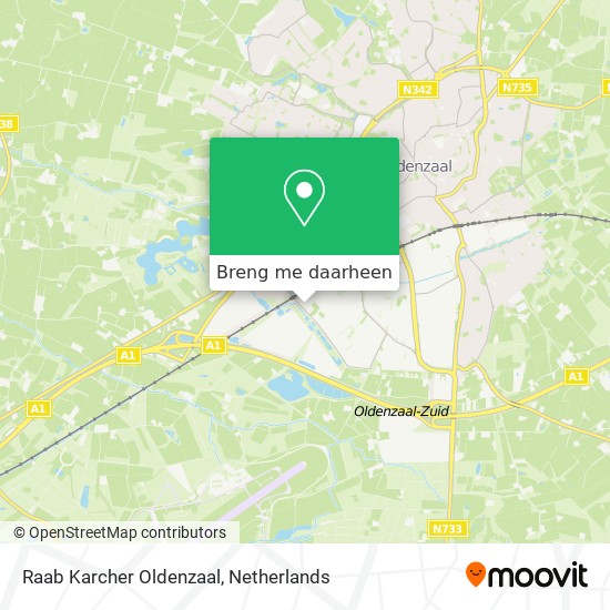 Raab Karcher Oldenzaal kaart