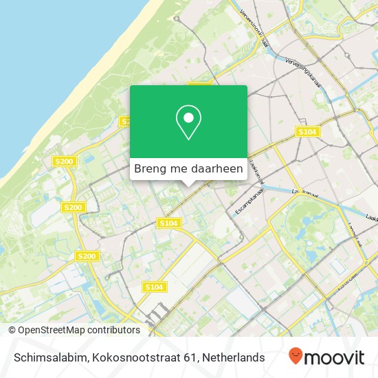 Schimsalabim, Kokosnootstraat 61 kaart