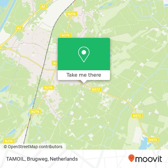 TAMOIL, Brugweg kaart