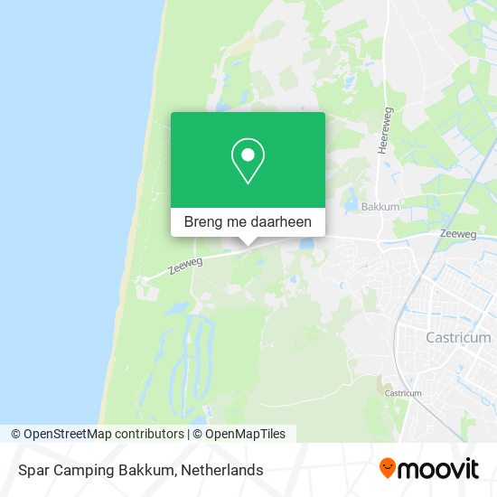 Spar Camping Bakkum kaart
