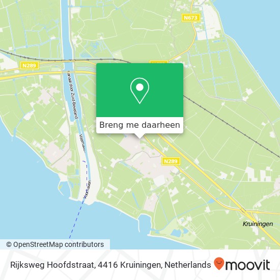 Rijksweg Hoofdstraat, 4416 Kruiningen kaart