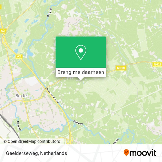 Geelderseweg kaart