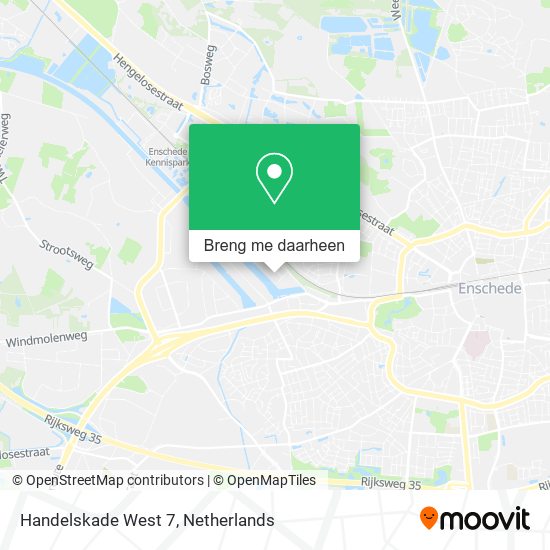 Handelskade West 7 kaart