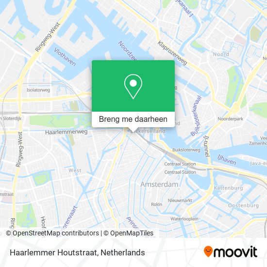 Haarlemmer Houtstraat kaart