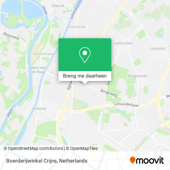 Boerderijwinkel Crijns kaart