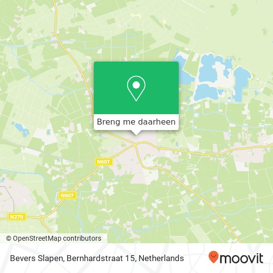 Bevers Slapen, Bernhardstraat 15 kaart