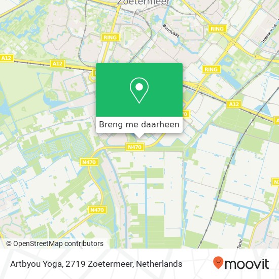 Artbyou Yoga, 2719 Zoetermeer kaart
