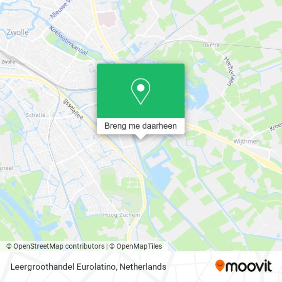 Leergroothandel Eurolatino kaart