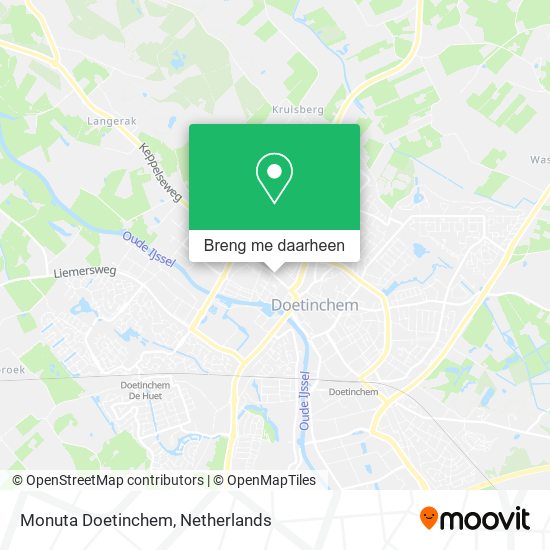 Monuta Doetinchem kaart