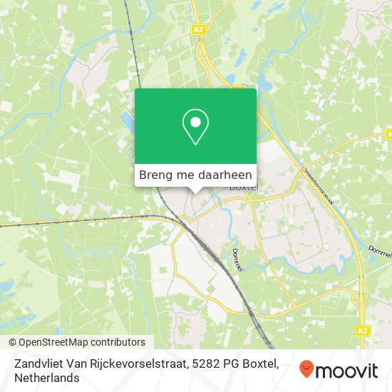 Zandvliet Van Rijckevorselstraat, 5282 PG Boxtel kaart