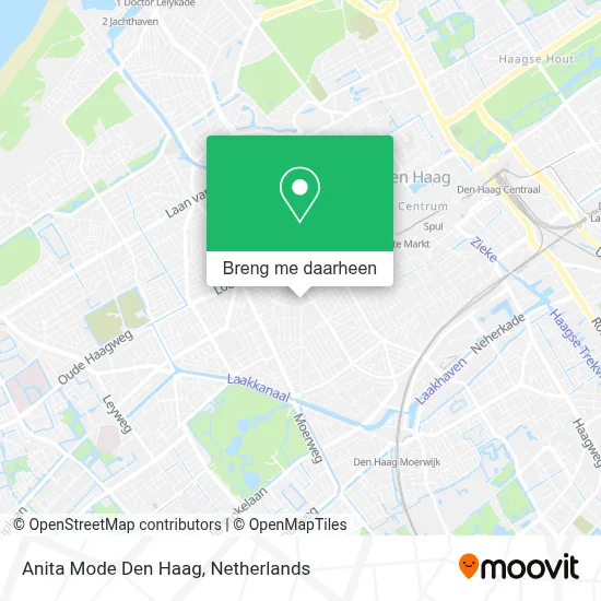 Anita Mode Den Haag kaart