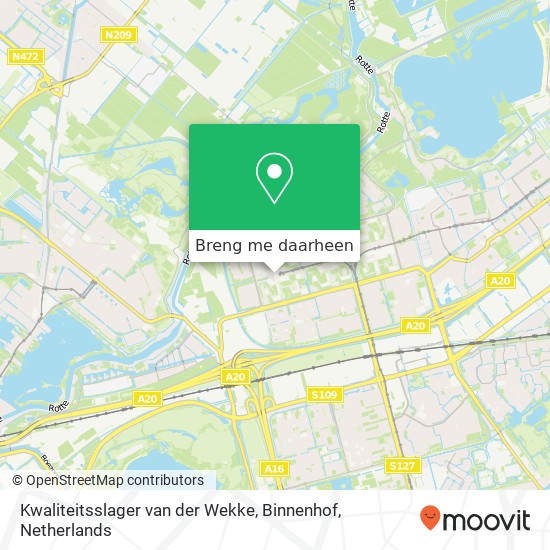 Kwaliteitsslager van der Wekke, Binnenhof kaart