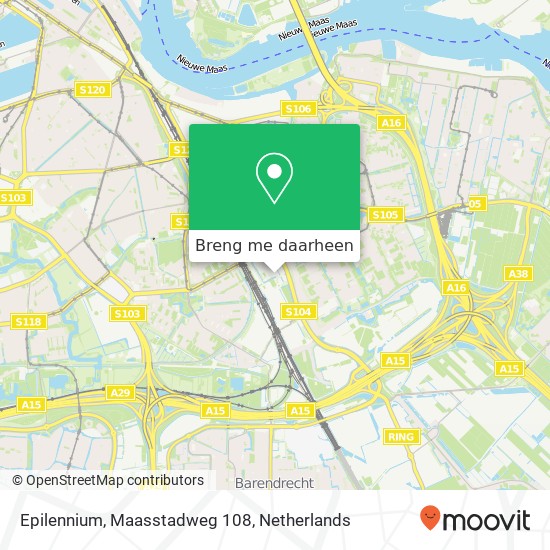Epilennium, Maasstadweg 108 kaart