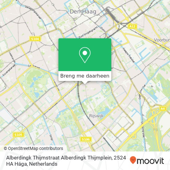 Alberdingk Thijmstraat Alberdingk Thijmplein, 2524 HA Hága kaart