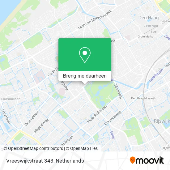 Vreeswijkstraat 343 kaart