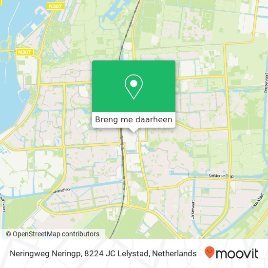 Neringweg Neringp, 8224 JC Lelystad kaart