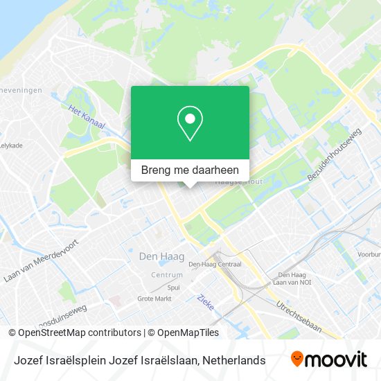Jozef Israëlsplein Jozef Israëlslaan kaart
