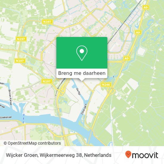 Wijcker Groen, Wijkermeerweg 38 kaart