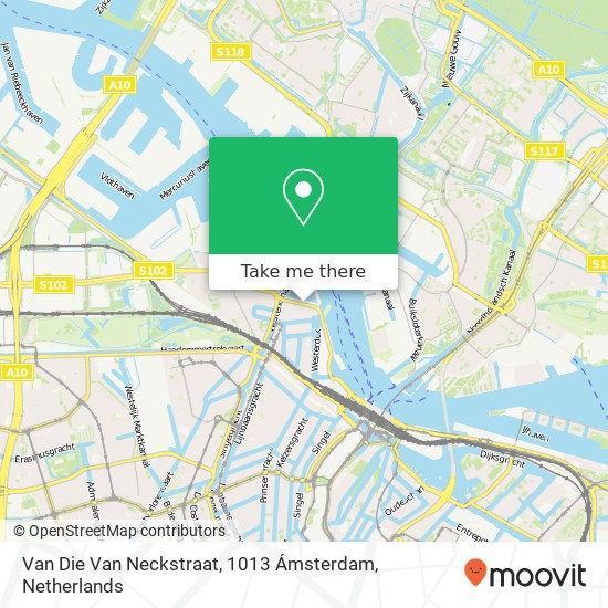 Van Die Van Neckstraat, 1013 Ámsterdam kaart