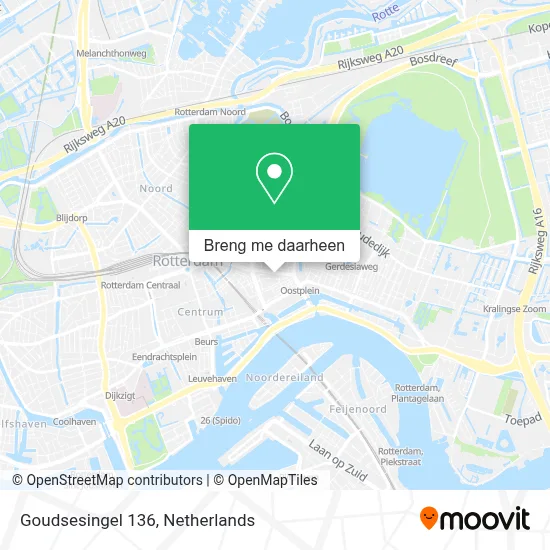 Goudsesingel 136 kaart