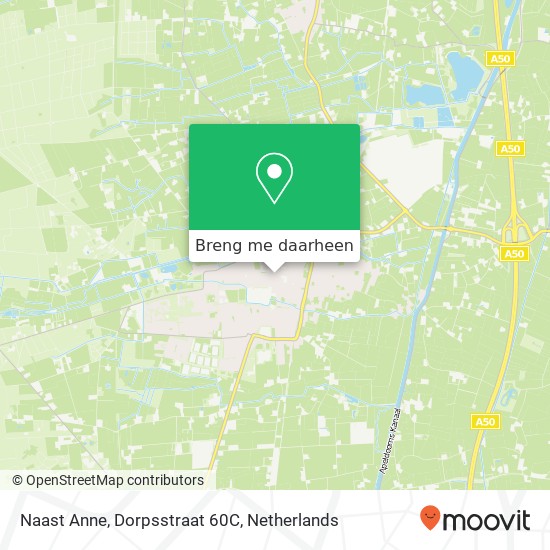 Naast Anne, Dorpsstraat 60C kaart