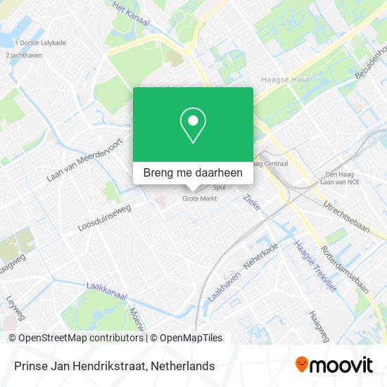 Prinse Jan Hendrikstraat kaart