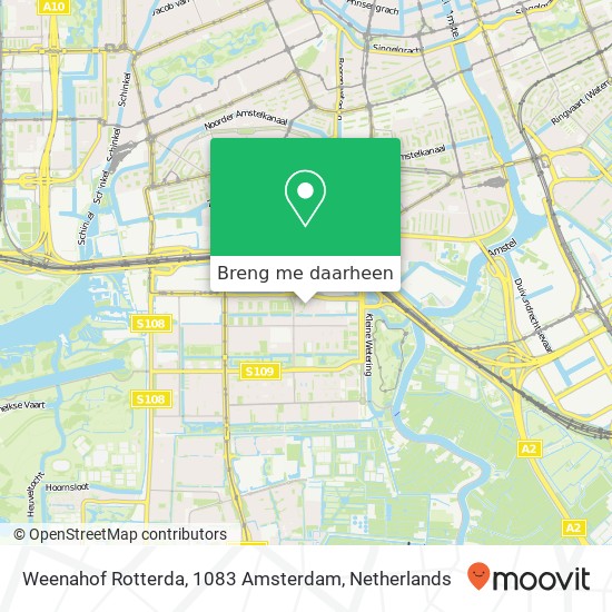 Weenahof Rotterda, 1083 Amsterdam kaart