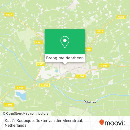 Kaat's Kadosjop, Dokter van der Meerstraat kaart