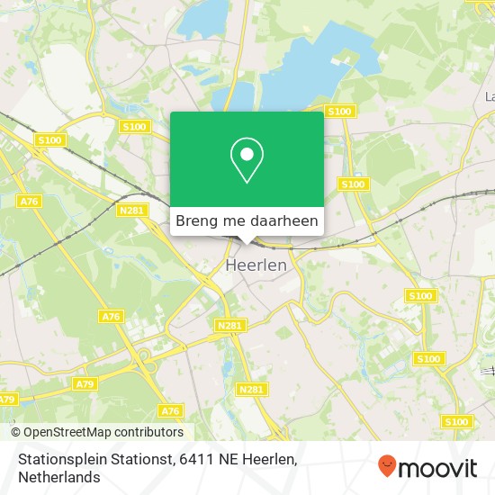 Stationsplein Stationst, 6411 NE Heerlen kaart