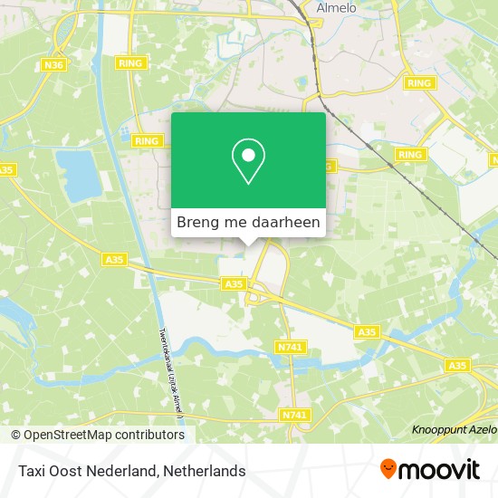 Taxi Oost Nederland kaart