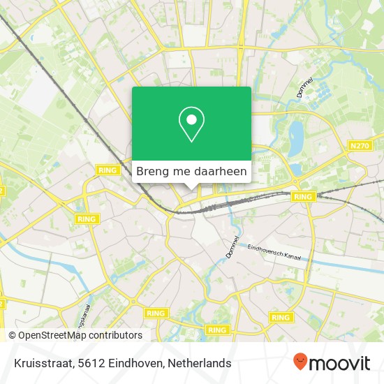 Kruisstraat, 5612 Eindhoven kaart